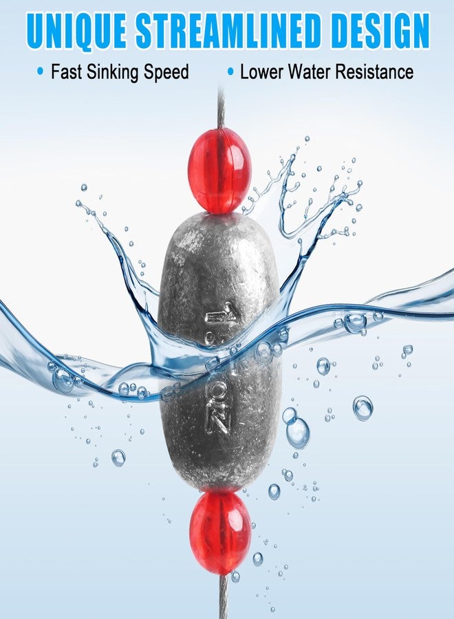 SILANON Saltwater Grouper Snapper Rigs Carolina Rig Bottom Surf Fishing Rigs with Egg Sinkers Weight Circle Hooks for Catfish Flounder Redfish Grouper Halibut Striper - Image 4